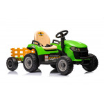 Elektrický traktor s vlečkou BBH-030 na diaľkové ovládanie 2,4G zelená